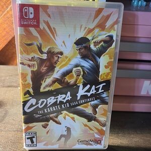 Nintendo Switch Cobra Kai Game - Red and Black